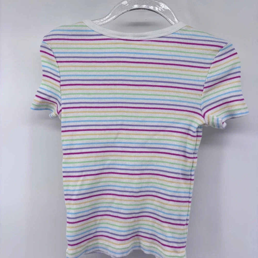 GAP Kids Multicolor Striped Short‎ Sleeve Tee